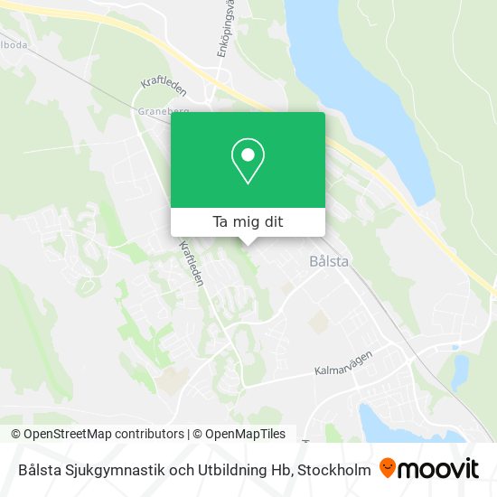 Bålsta Sjukgymnastik och Utbildning Hb karta