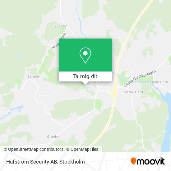 Hafström Security AB karta