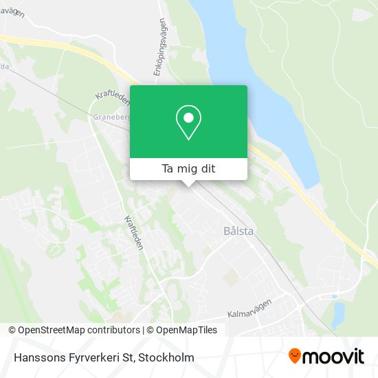 Hanssons Fyrverkeri St karta