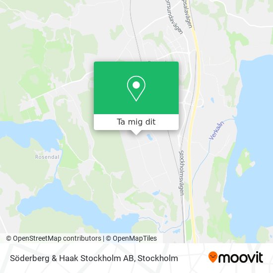 Söderberg & Haak Stockholm AB karta