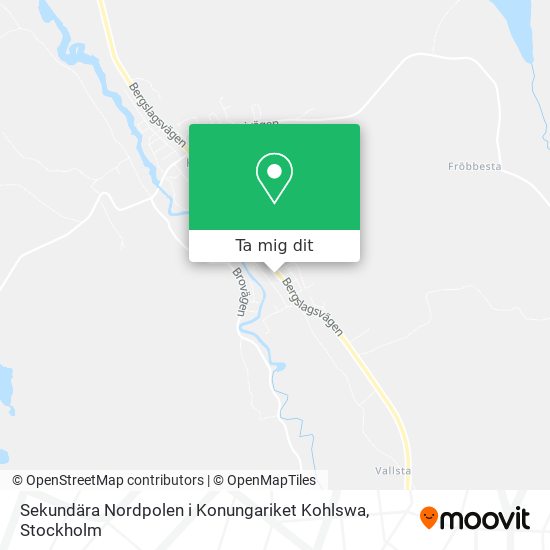 Sekundära Nordpolen i Konungariket Kohlswa karta