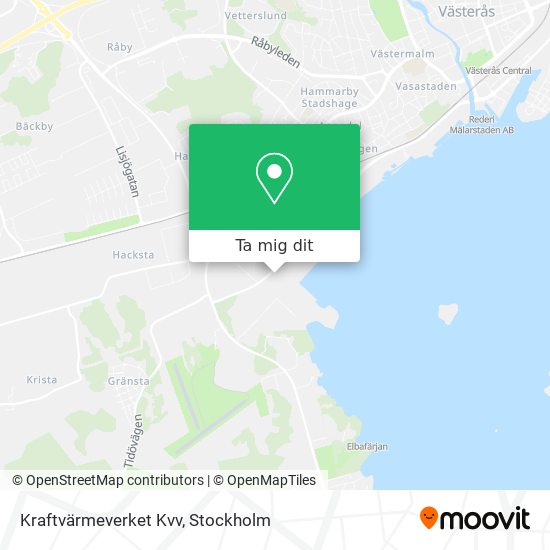 Kraftvärmeverket Kvv karta