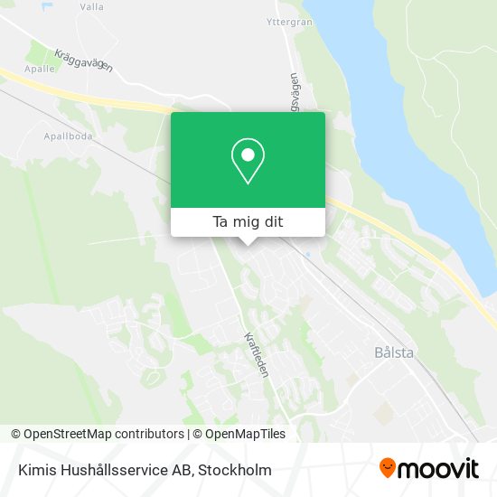Kimis Hushållsservice AB karta