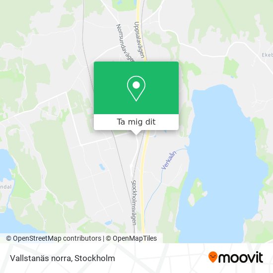 Vallstanäs norra karta