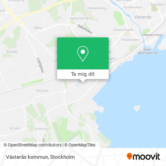 Västerås kommun karta