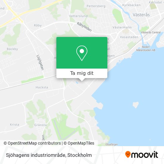 Sjöhagens industriområde karta