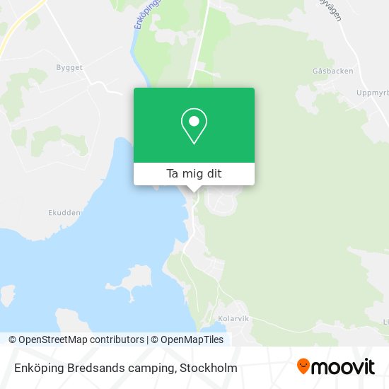 Enköping Bredsands camping karta