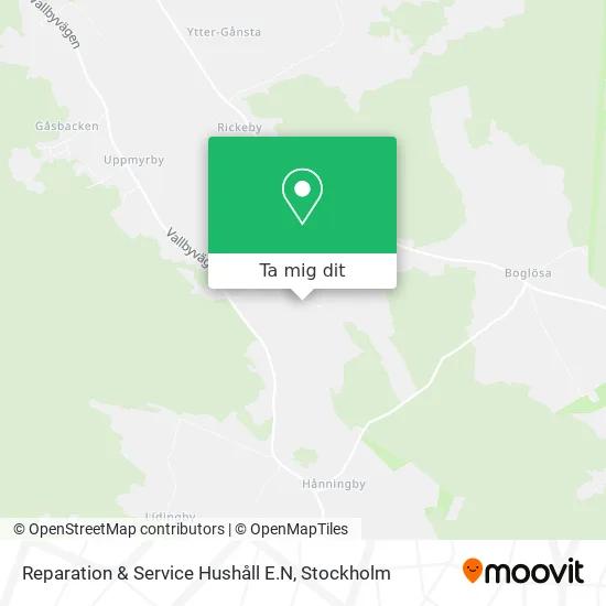 Reparation & Service Hushåll E.N karta