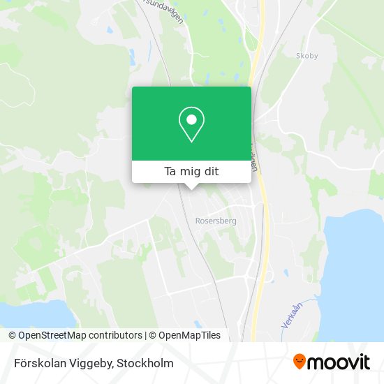 Förskolan Viggeby karta