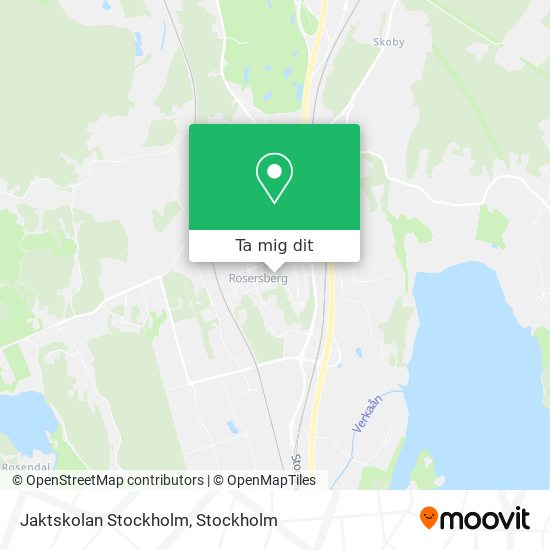 Jaktskolan Stockholm karta