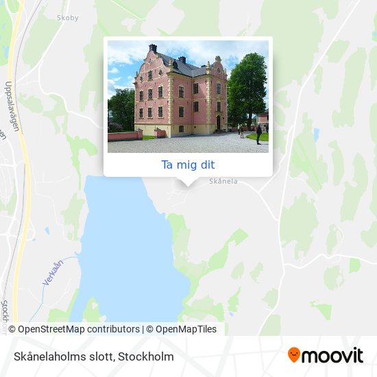 Skånelaholms slott karta