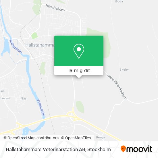 Hallstahammars Veterinärstation AB karta