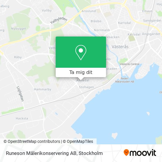 Runeson Målerikonservering AB karta
