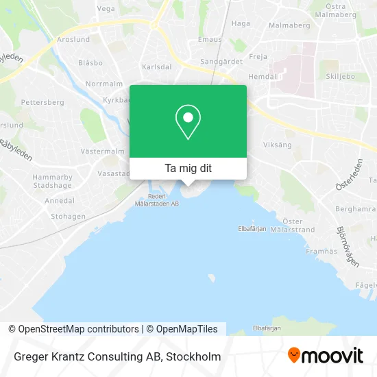 Greger Krantz Consulting AB karta
