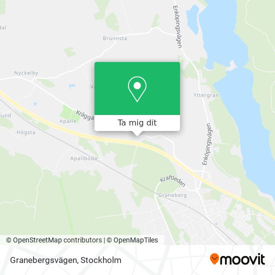 Granebergsvägen karta