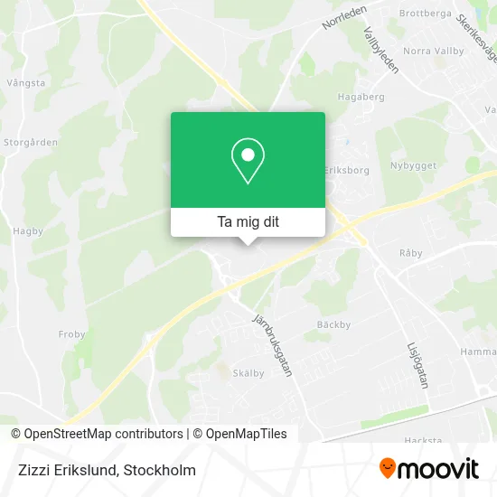 Zizzi Erikslund karta