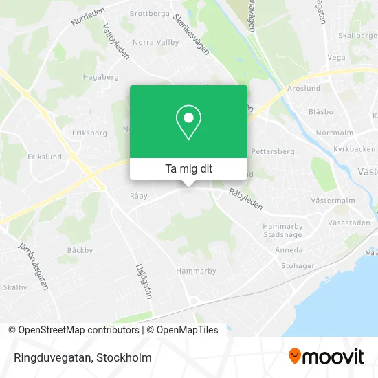 Ringduvegatan karta