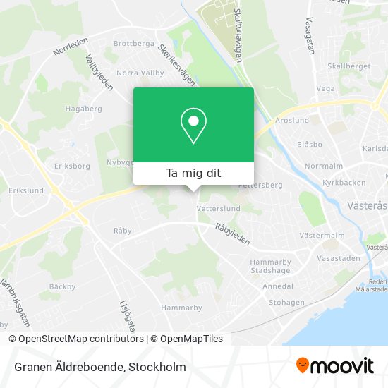 Granen Äldreboende karta