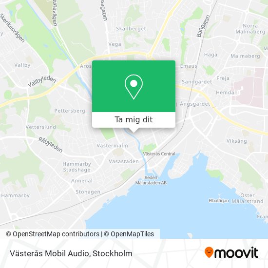 Västerås Mobil Audio karta