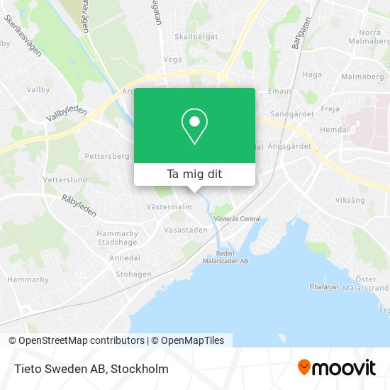 Tieto Sweden AB karta