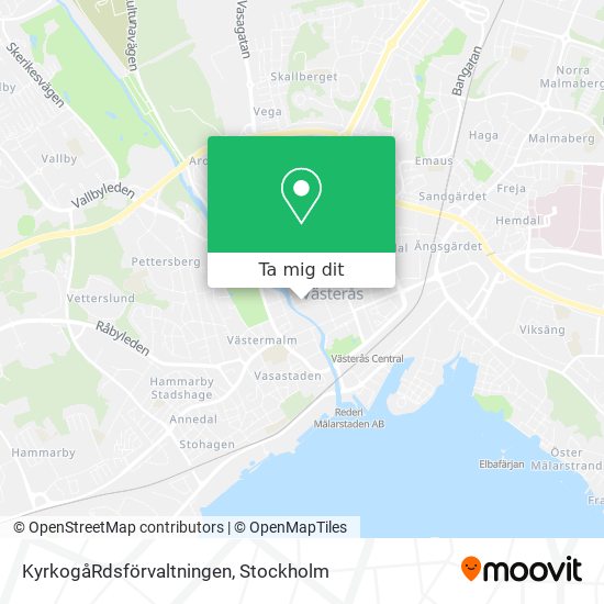 KyrkogåRdsförvaltningen karta