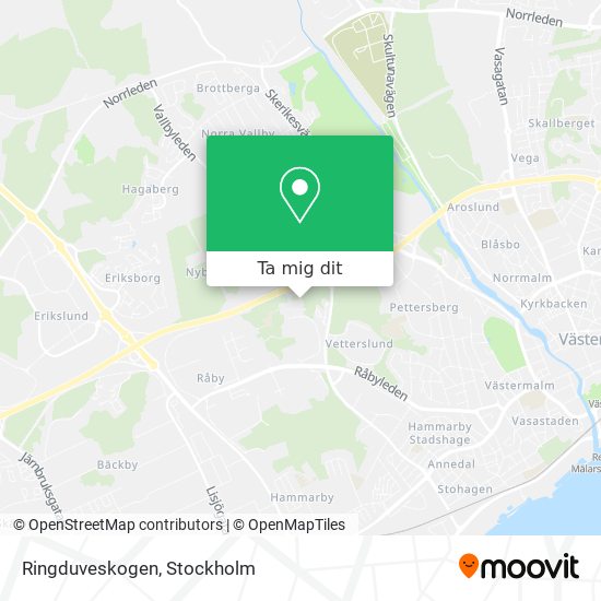 Ringduveskogen karta