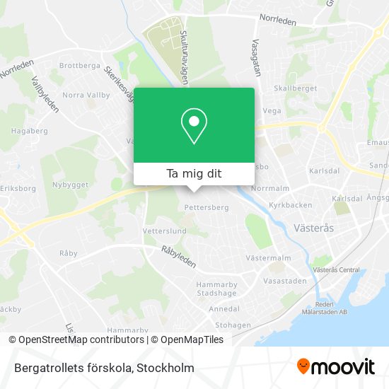 Bergatrollets förskola karta