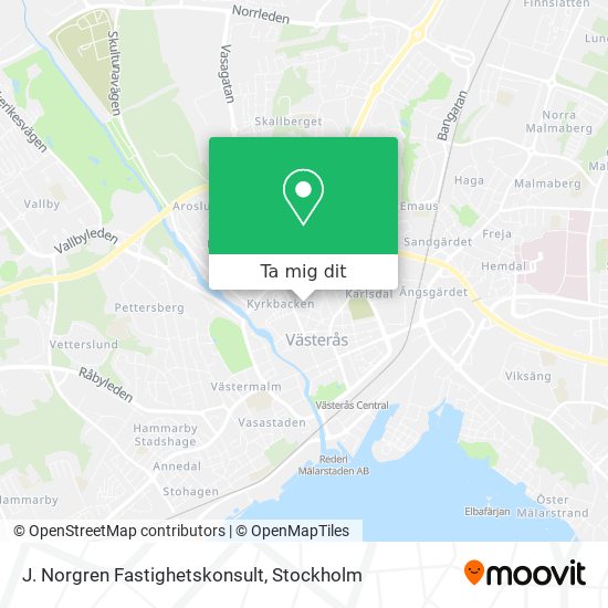 J. Norgren Fastighetskonsult karta