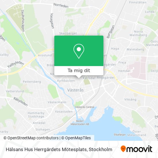 Hälsans Hus Herrgärdets Mötesplats karta