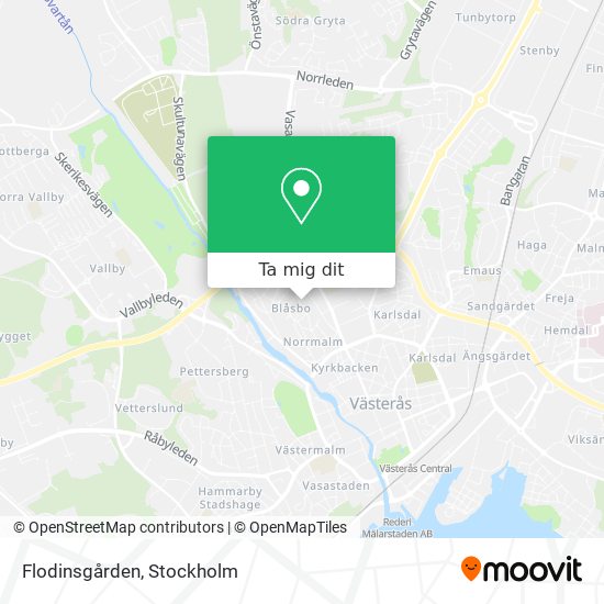 Flodinsgården karta