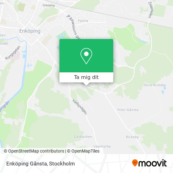Enköping Gånsta karta