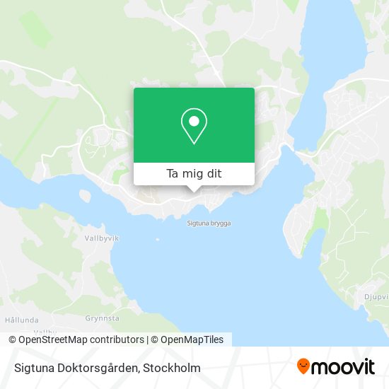 Sigtuna Doktorsgården karta