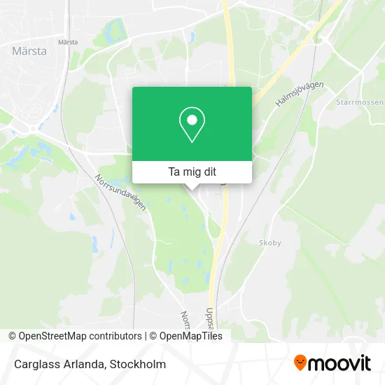 Carglass Arlanda karta