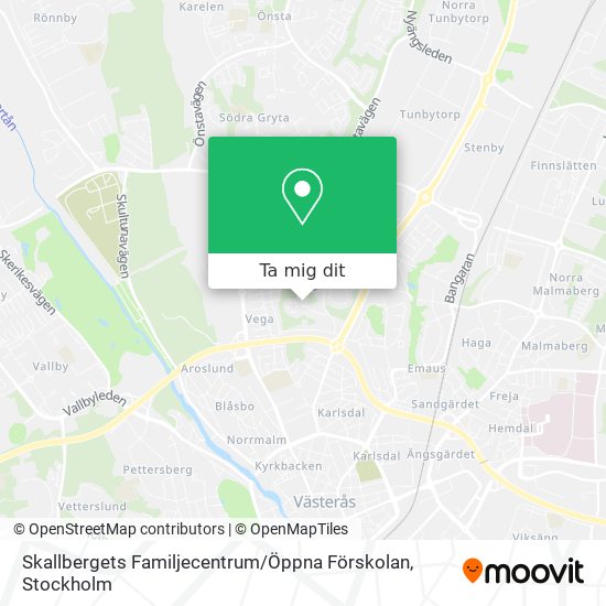 Skallbergets Familjecentrum / Öppna Förskolan karta