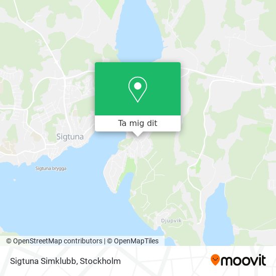 Sigtuna Simklubb karta