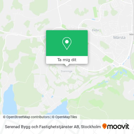 Serenad Bygg och Fastighetstjänster AB karta