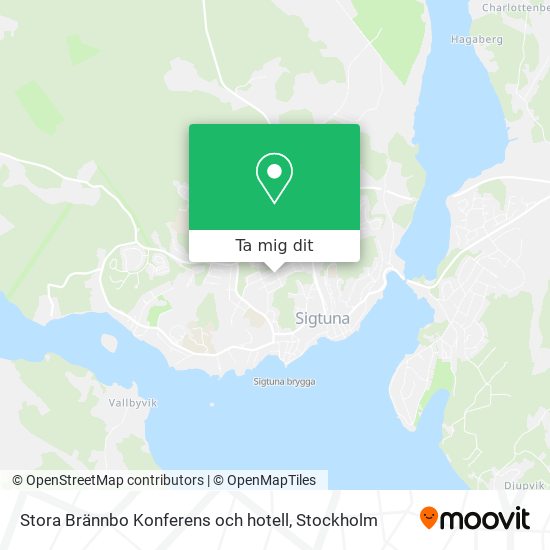 Stora Brännbo Konferens och hotell karta