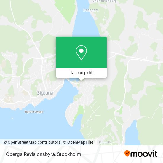 Öbergs Revisionsbyrå karta