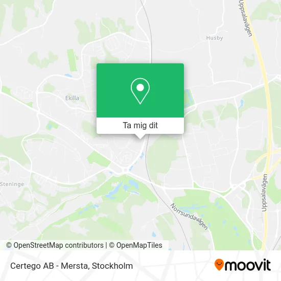 Certego AB - Mersta karta