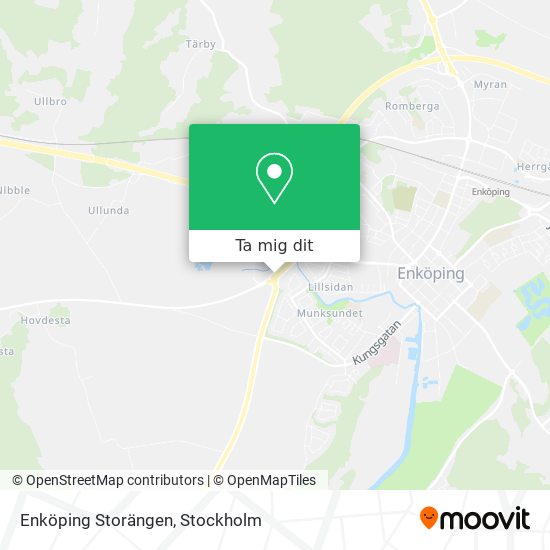 Enköping Storängen karta