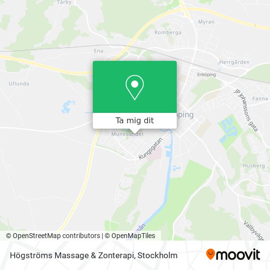 Högströms Massage & Zonterapi karta