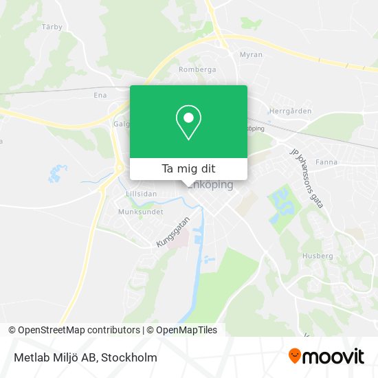 Metlab Miljö AB karta