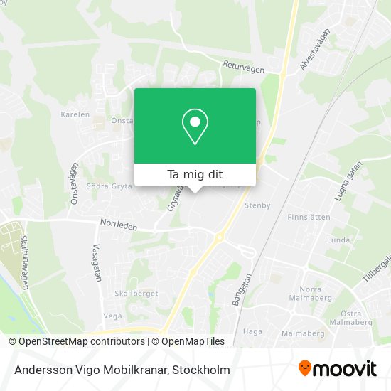 Andersson Vigo Mobilkranar karta