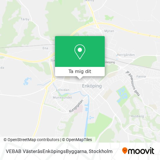 VEBAB VästeråsEnköpingsByggarna karta