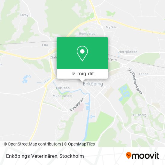 Enköpings Veterinären karta