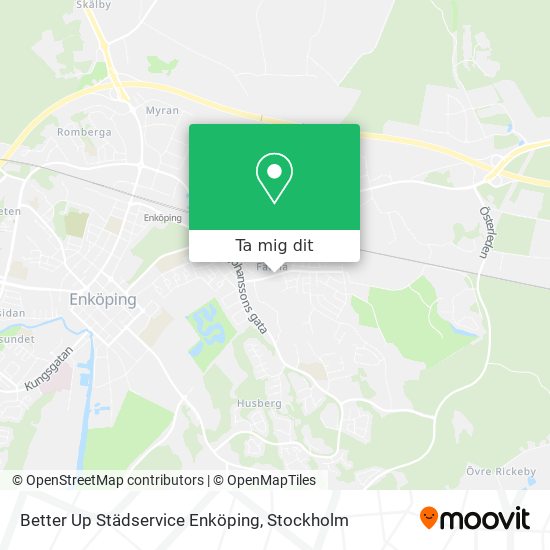 Better Up Städservice Enköping karta