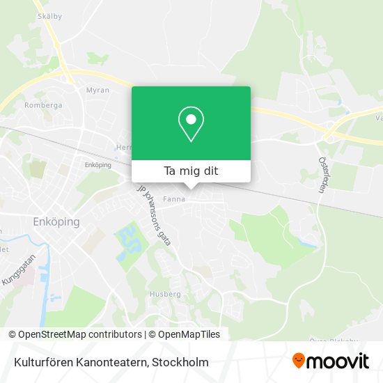 Kulturfören Kanonteatern karta