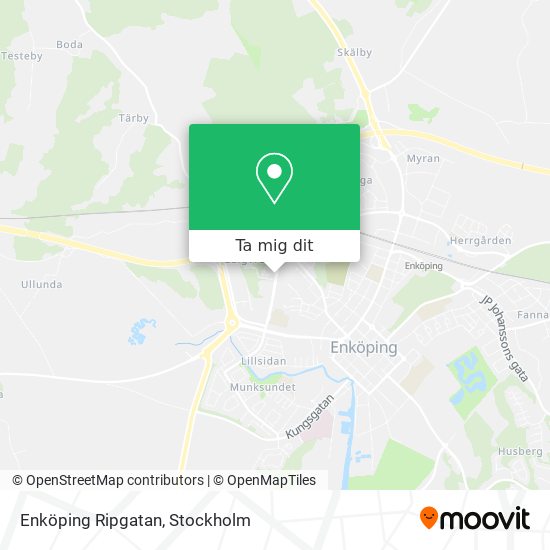 Enköping Ripgatan karta