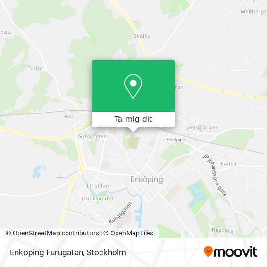 Enköping Furugatan karta