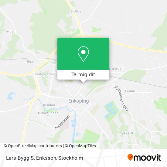 Lars-Bygg S. Eriksson karta